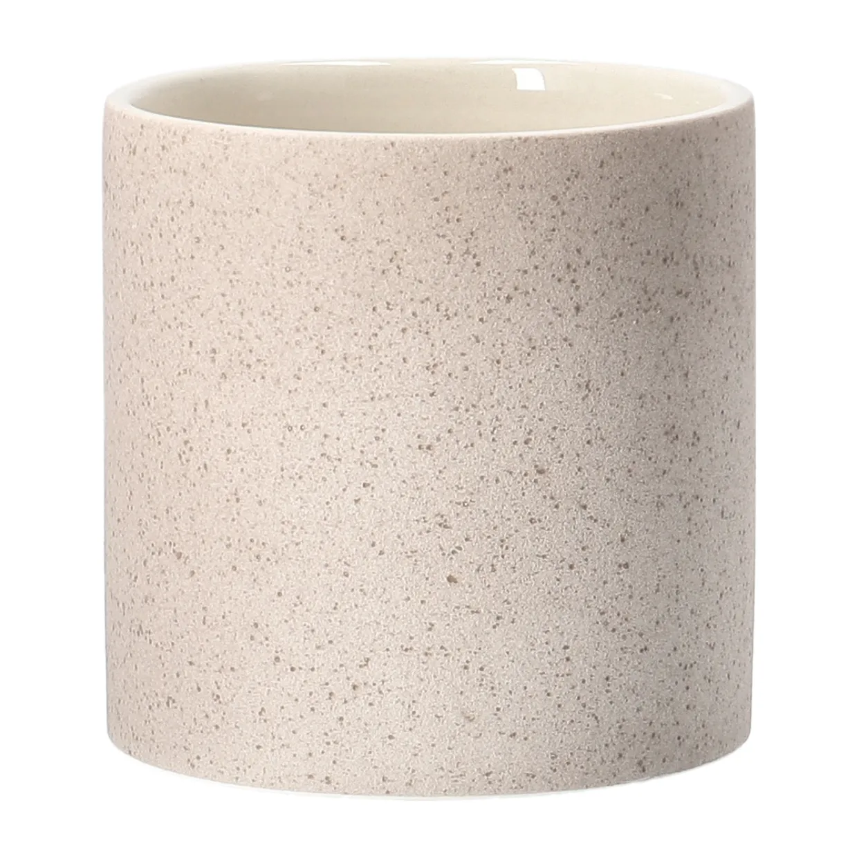 Speckled pot Ø15 cm, Beige Scandi Living
