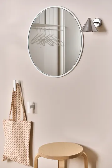 Sphere mirror Ø60 cm - White - Scandi Living