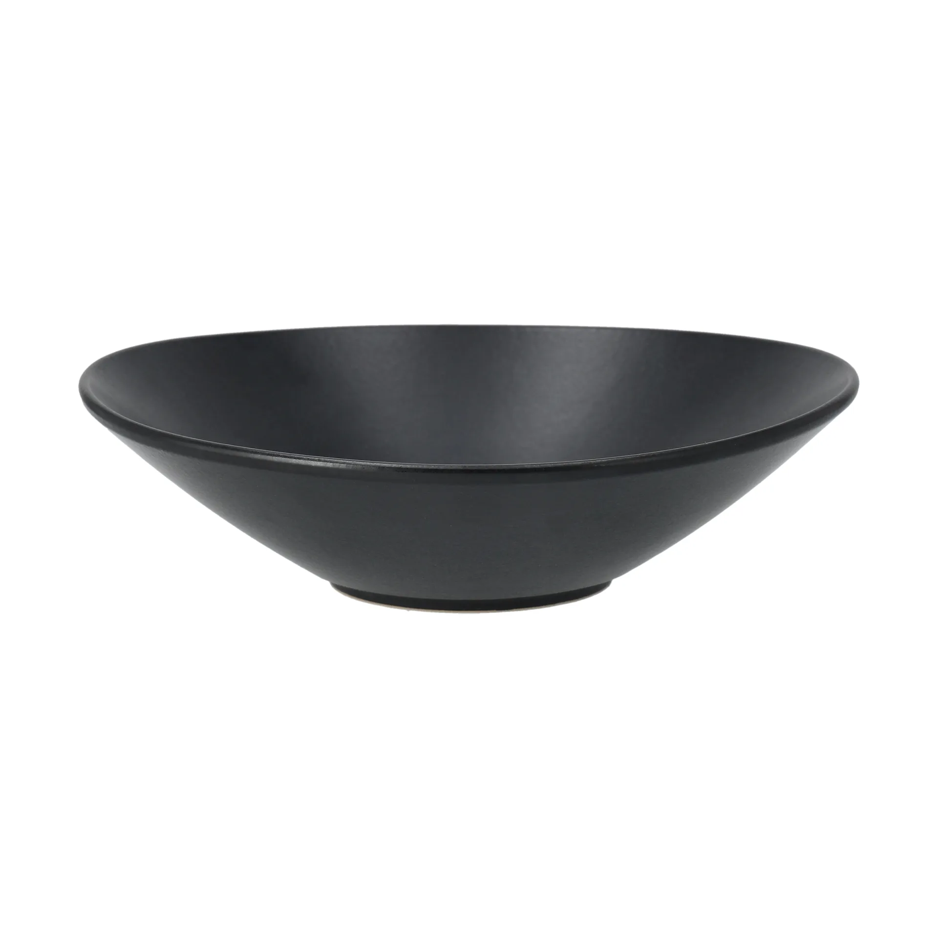 Terra salad bowl, Black stoneware, Ø30 cm Scandi Living