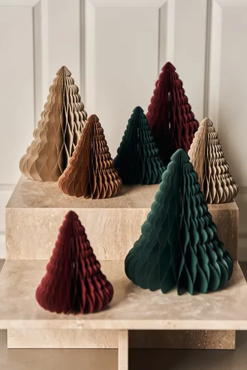 Trees Christmas tree decorations 2-pack - Beige - Scandi Living