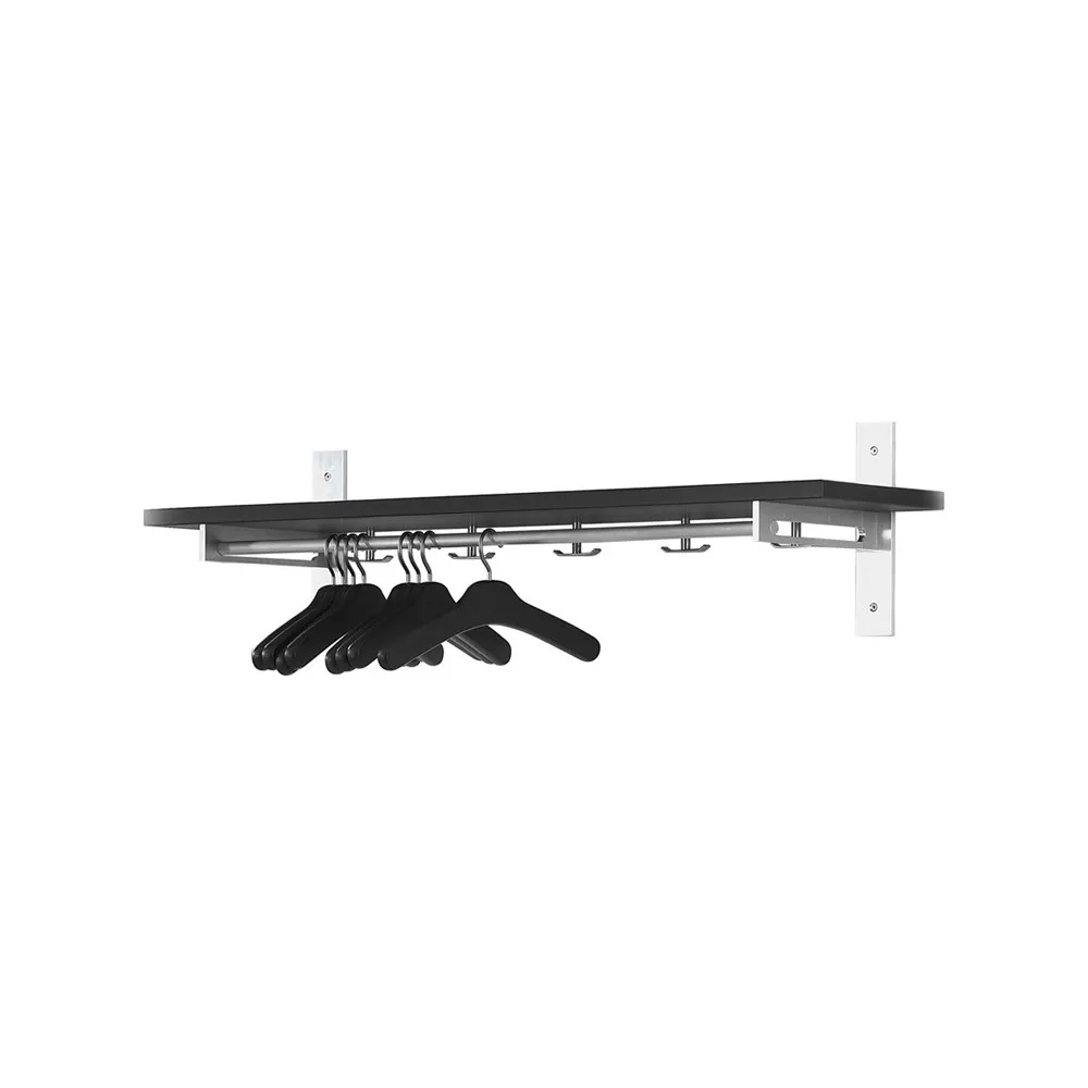 Hall shelf 7, Oak black stained Scherlin