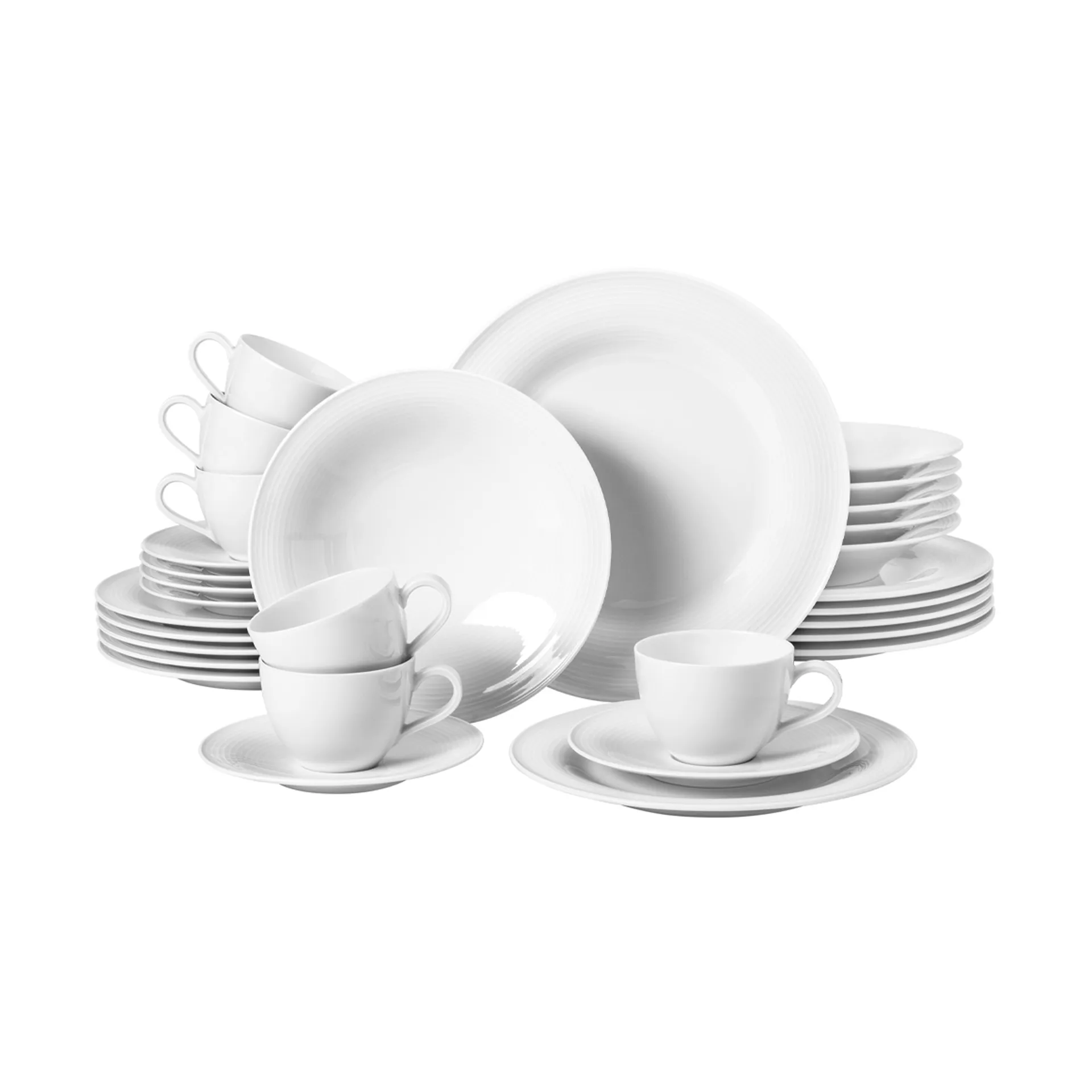 Beat service set 30 pieces, White Seltmann Weiden
