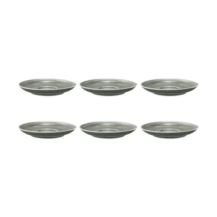 Terra coffee saucer Ø12 cm 6-pack - Pearl Grey - Seltmann Weiden