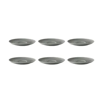 Terra coffee saucer Ø16.1 cm 6-pack - Pearl Grey - Seltmann Weiden