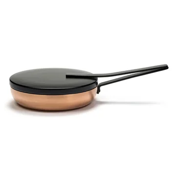 Base frying pan with lid 24 cm - copper - Serax
