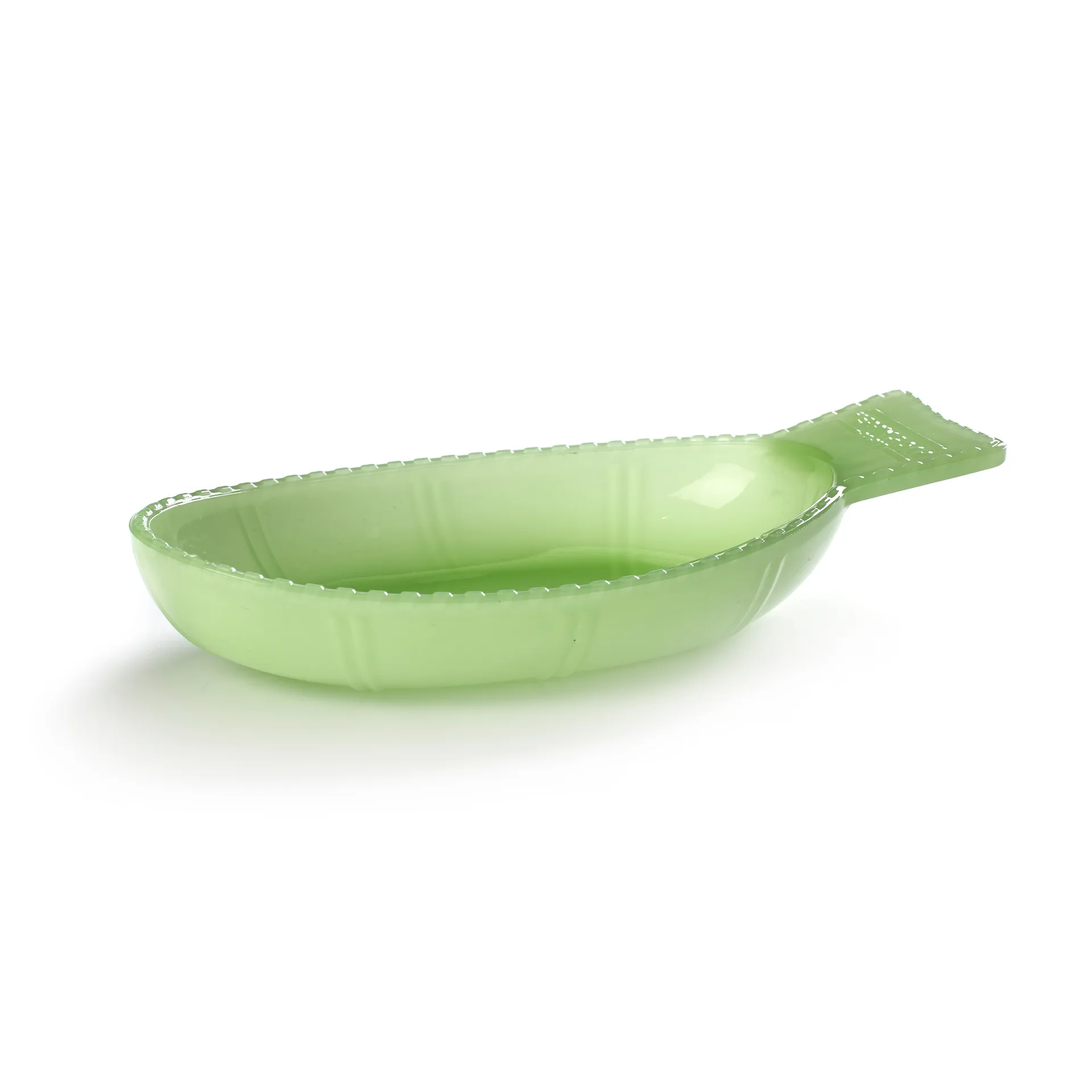 Fish & Fish serving saucer 14x26 cm, jadeite green Serax