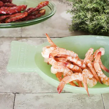 Fish & Fish serving saucer 14x26 cm - jadeite green - Serax