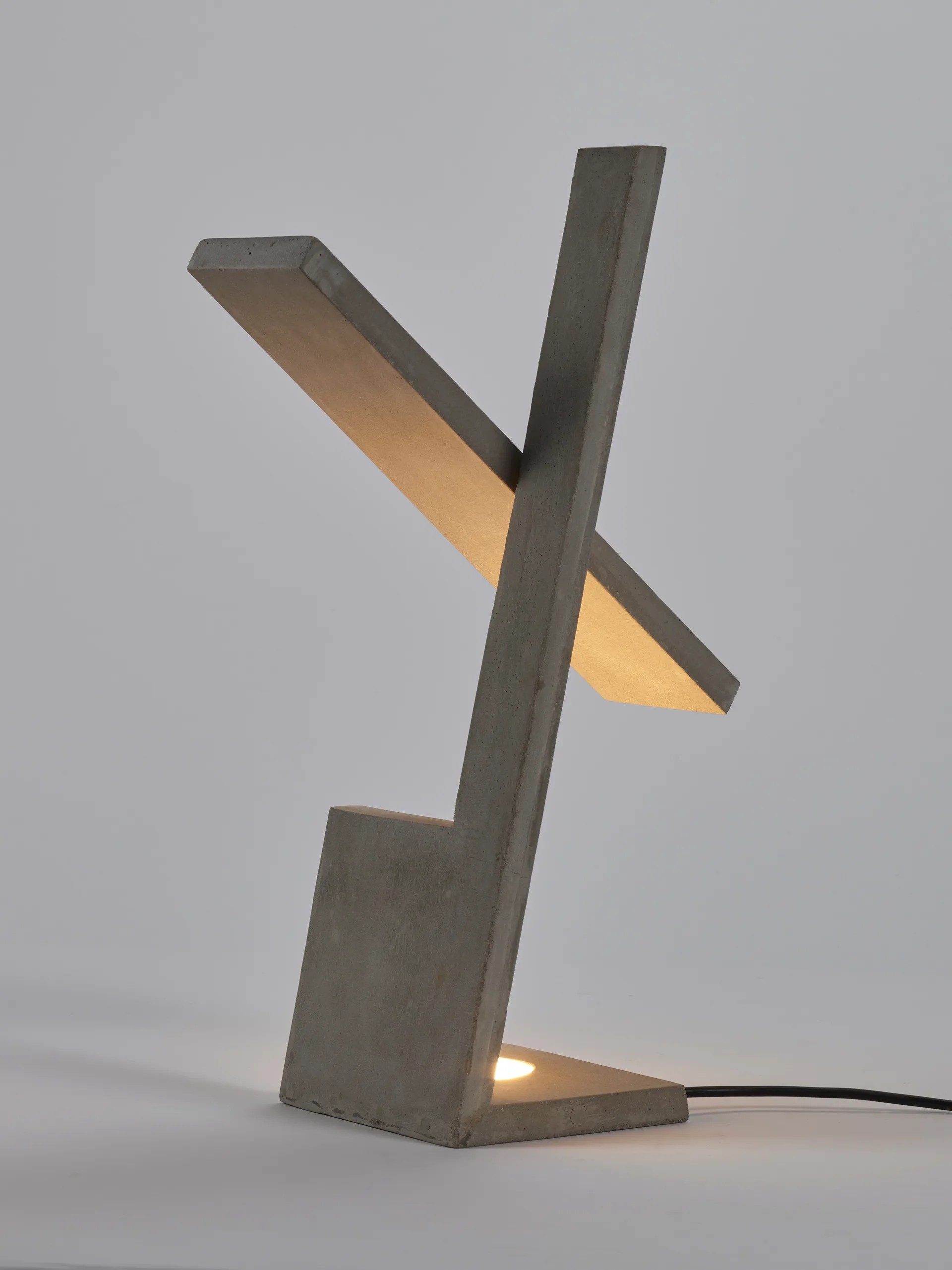 Ixelles Concrete table lamp 50.5 cm, Grey Serax