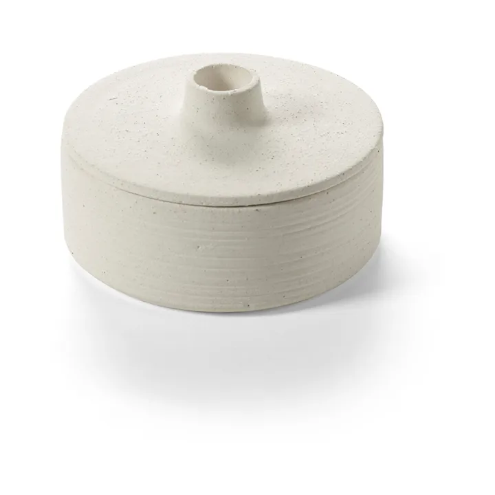Mira candlestick/storage box - Beige - Serax