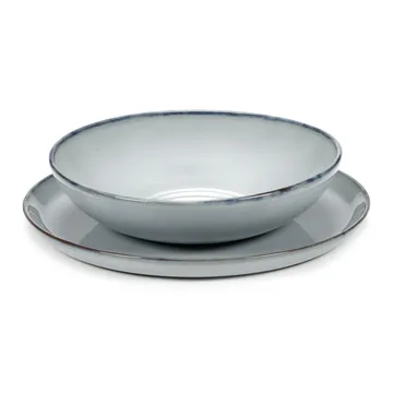 Pure Blue Glazed deep plate Ø19.5 cm - Blue - Serax