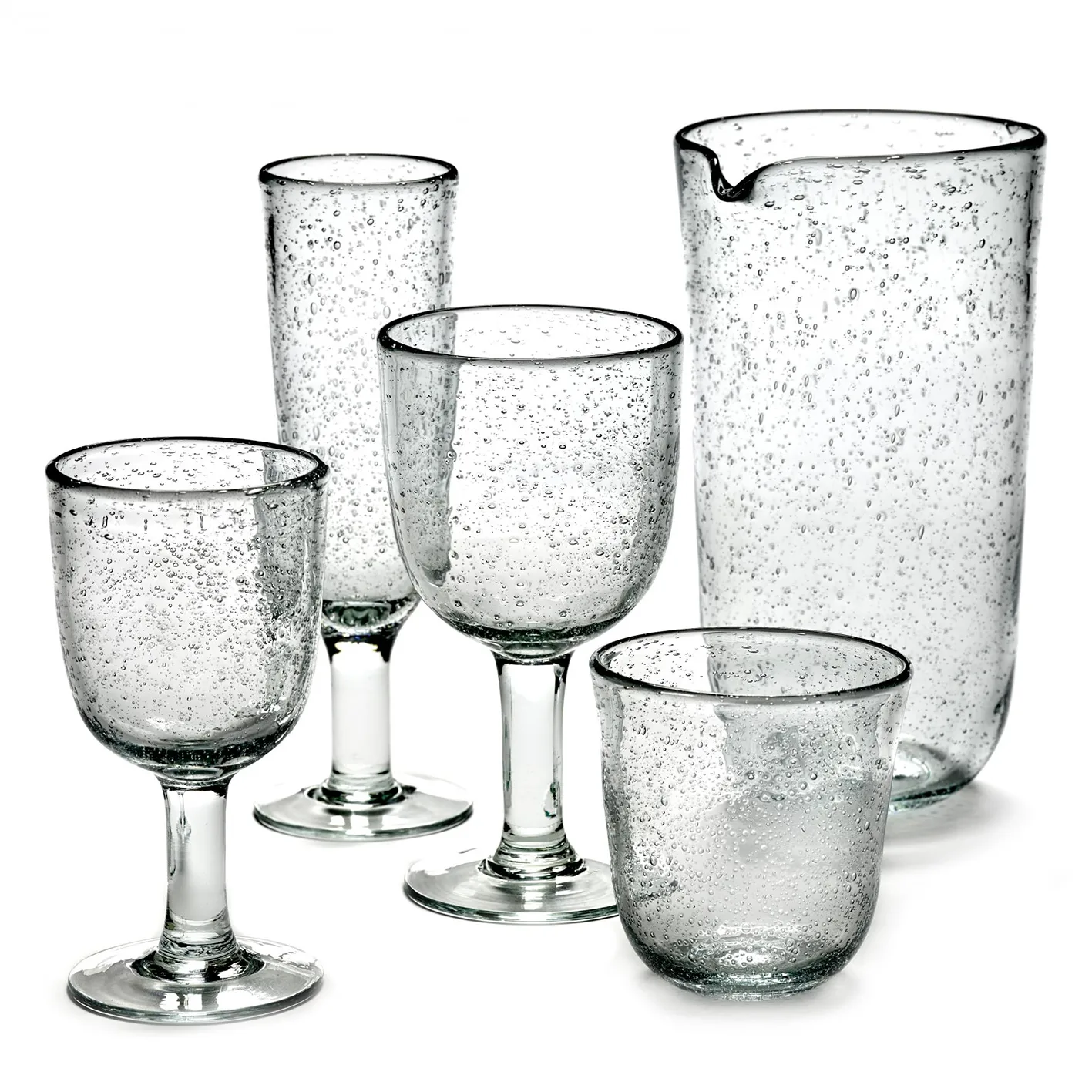 Pure Pascale water glass 4-pack clear Serax