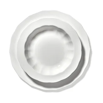 Silhouette deep plate S Ø21.5 cm 4-pack - White - Serax