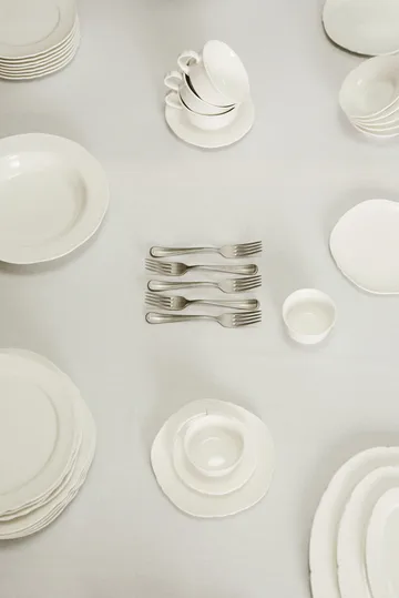 Silhouette plate M Ø23.5 cm 4-pack - White - Serax