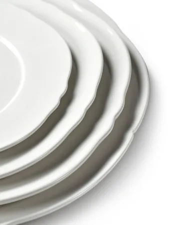 Silhouette plate XS Ø17 cm 4-pack - White - Serax