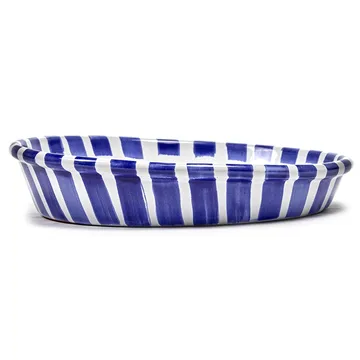 Table Nomade salad bowl L - white-blue - Serax