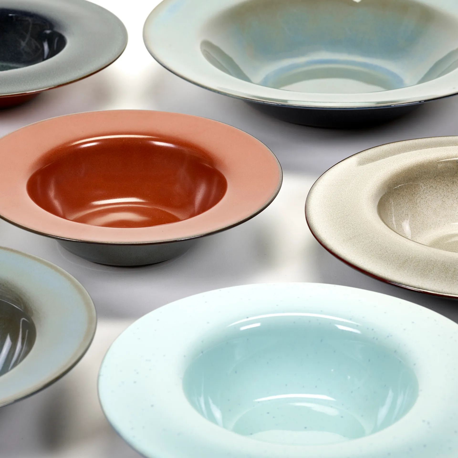 Terres de Rêves deep plate 21.3 cm, Rust-smokey blue Serax