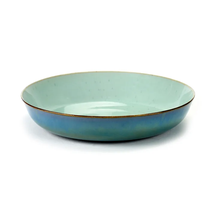Terres de Rêves plate 21 cm - light blue-smokey blue - Serax