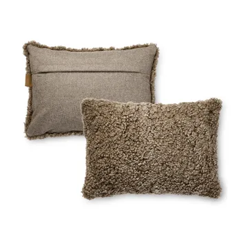 Shepherd Lina sheep skin cushion 60 x 40 cm - Desert - Shepherd of Sweden