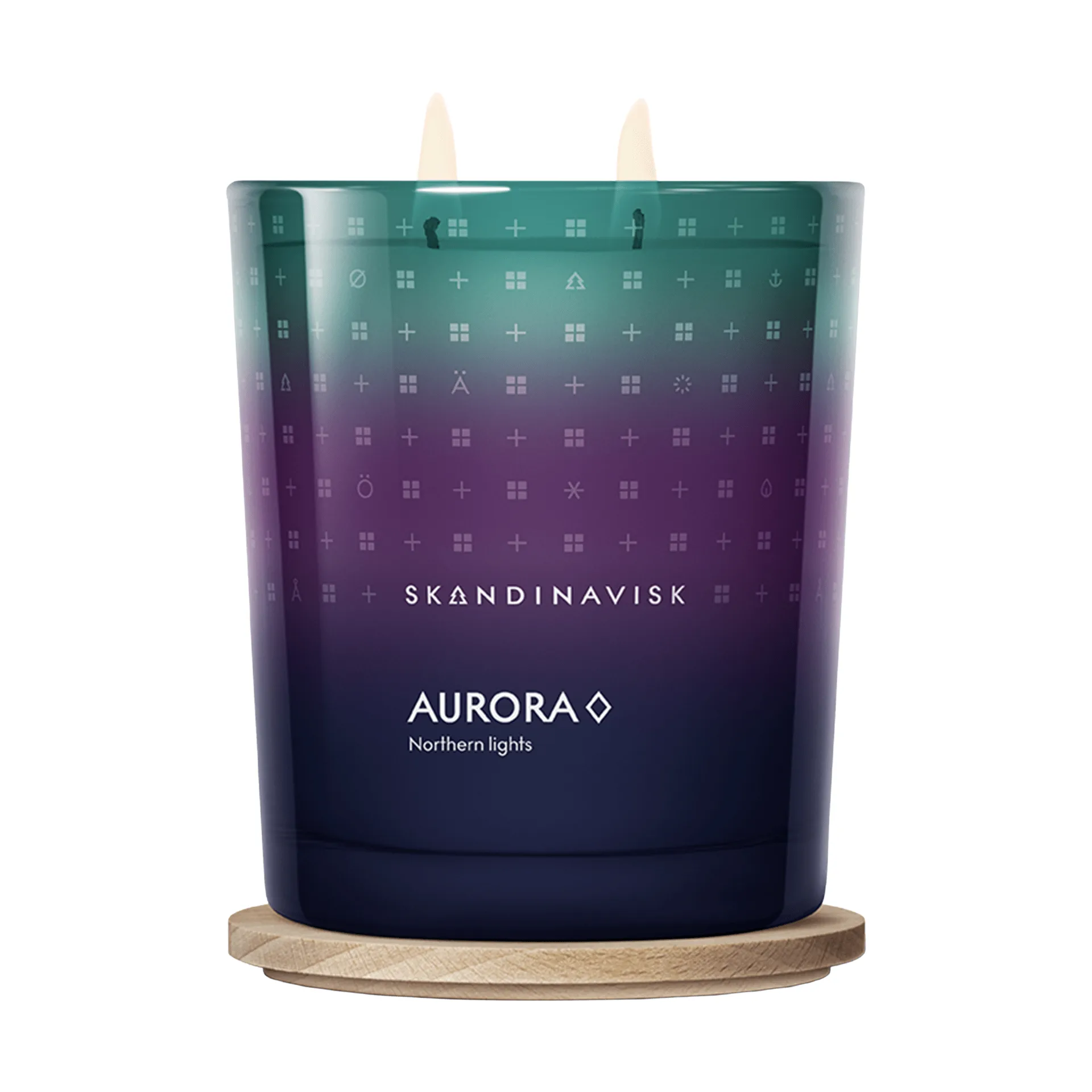 Aurora scented candle, 350 g, 2 wicks Skandinavisk
