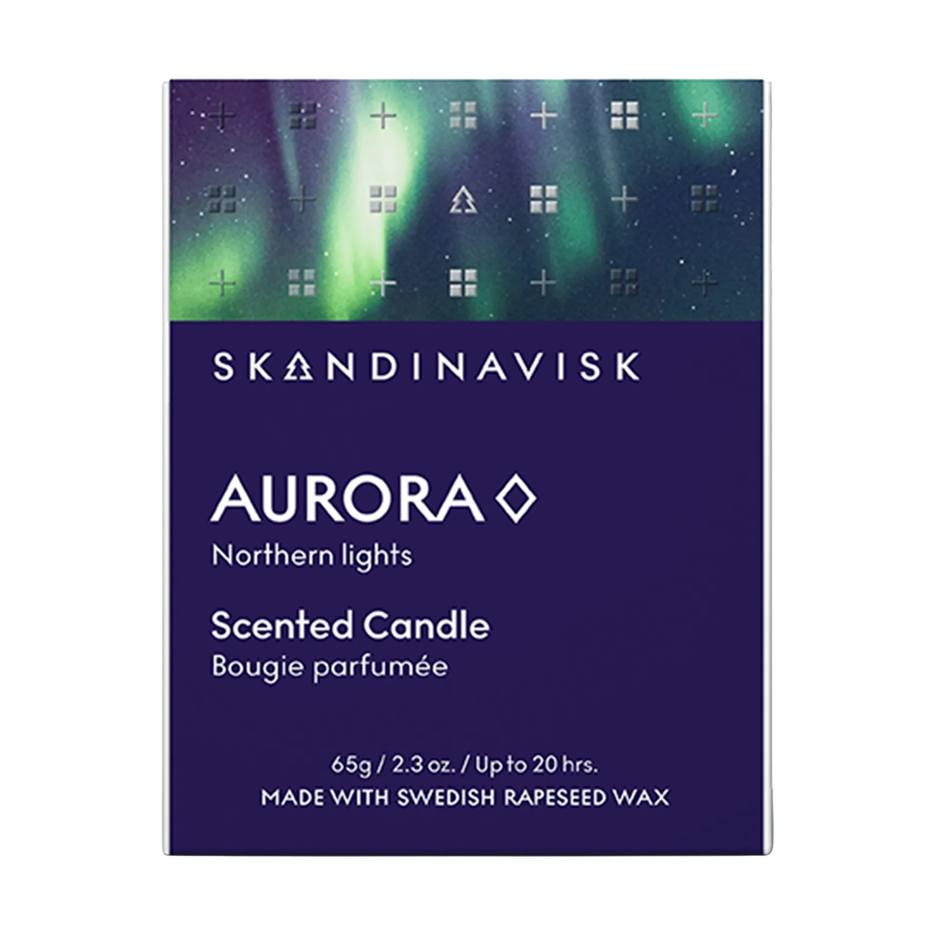 Aurora scented candle, 65 g Skandinavisk