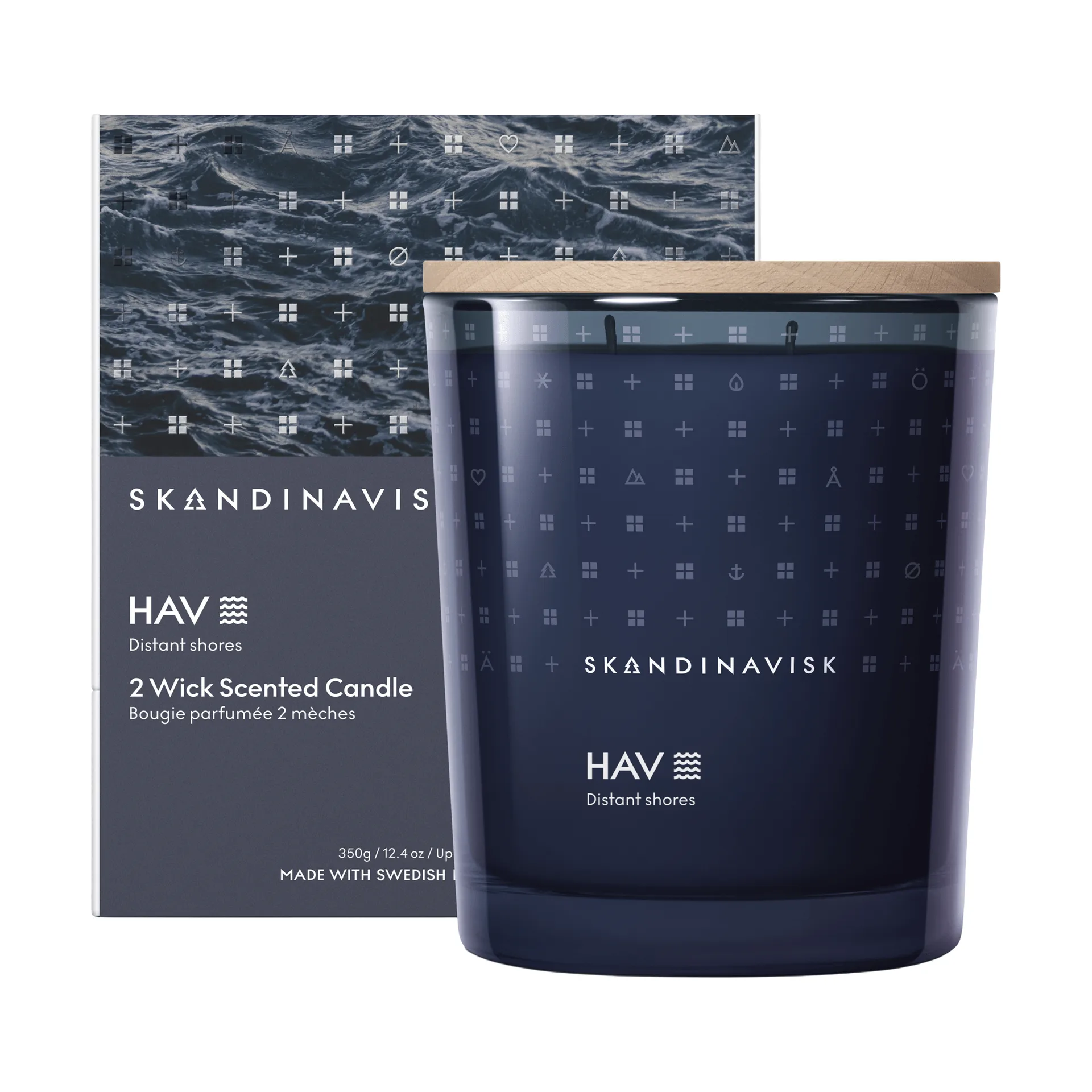 Hav scented candle, 350 g, 2 wicks Skandinavisk
