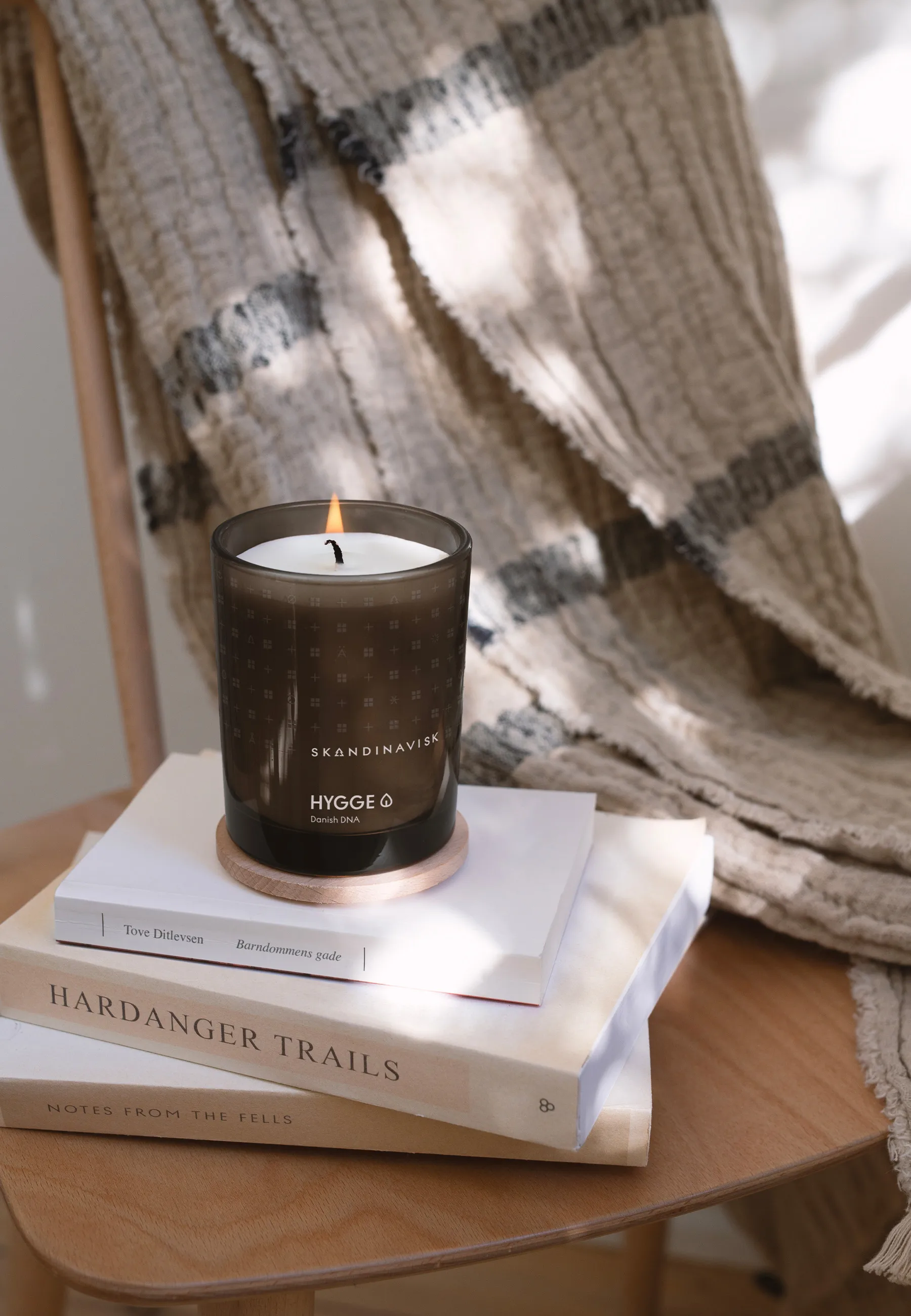 Hygge scented candle with lid, 65 g Skandinavisk