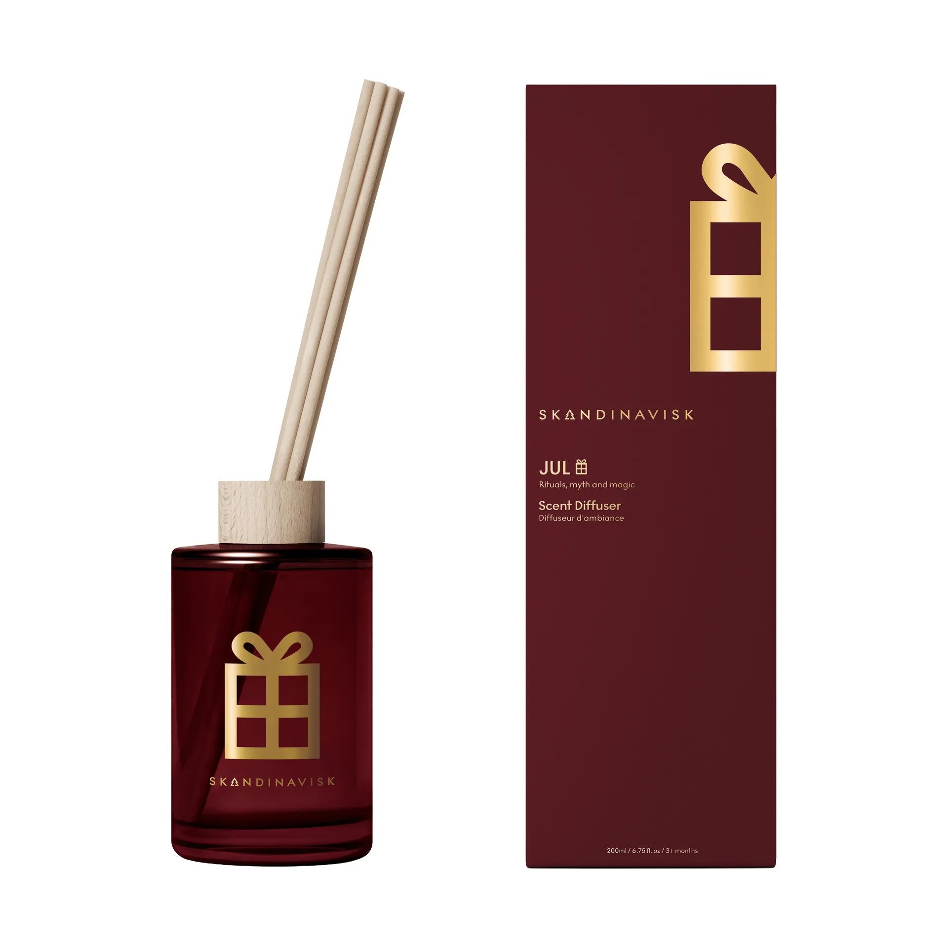 Jul Gold Symbol reed diffuser, 200 ml Skandinavisk