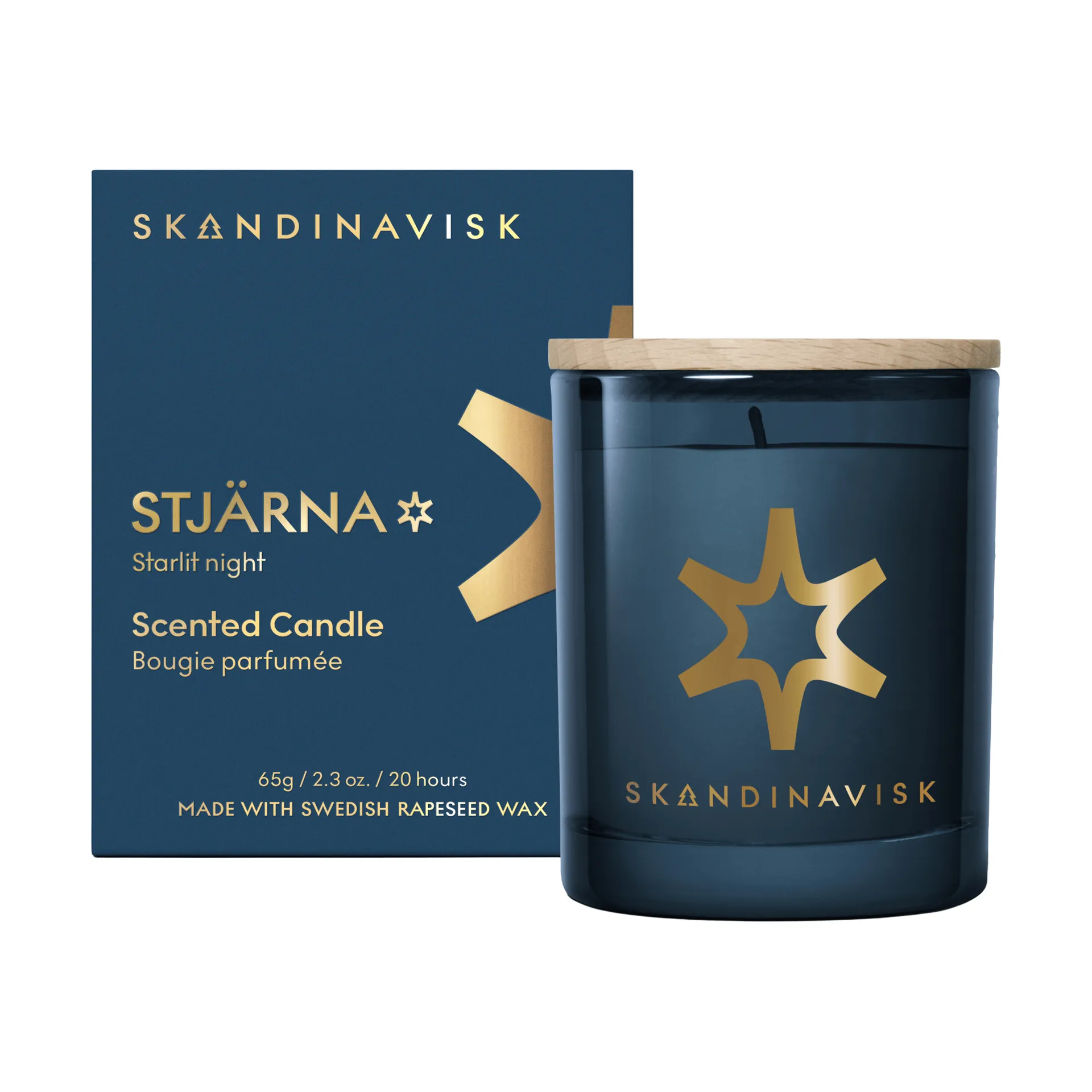 Stjärna Gold Symbol scented candle, 65 g Skandinavisk