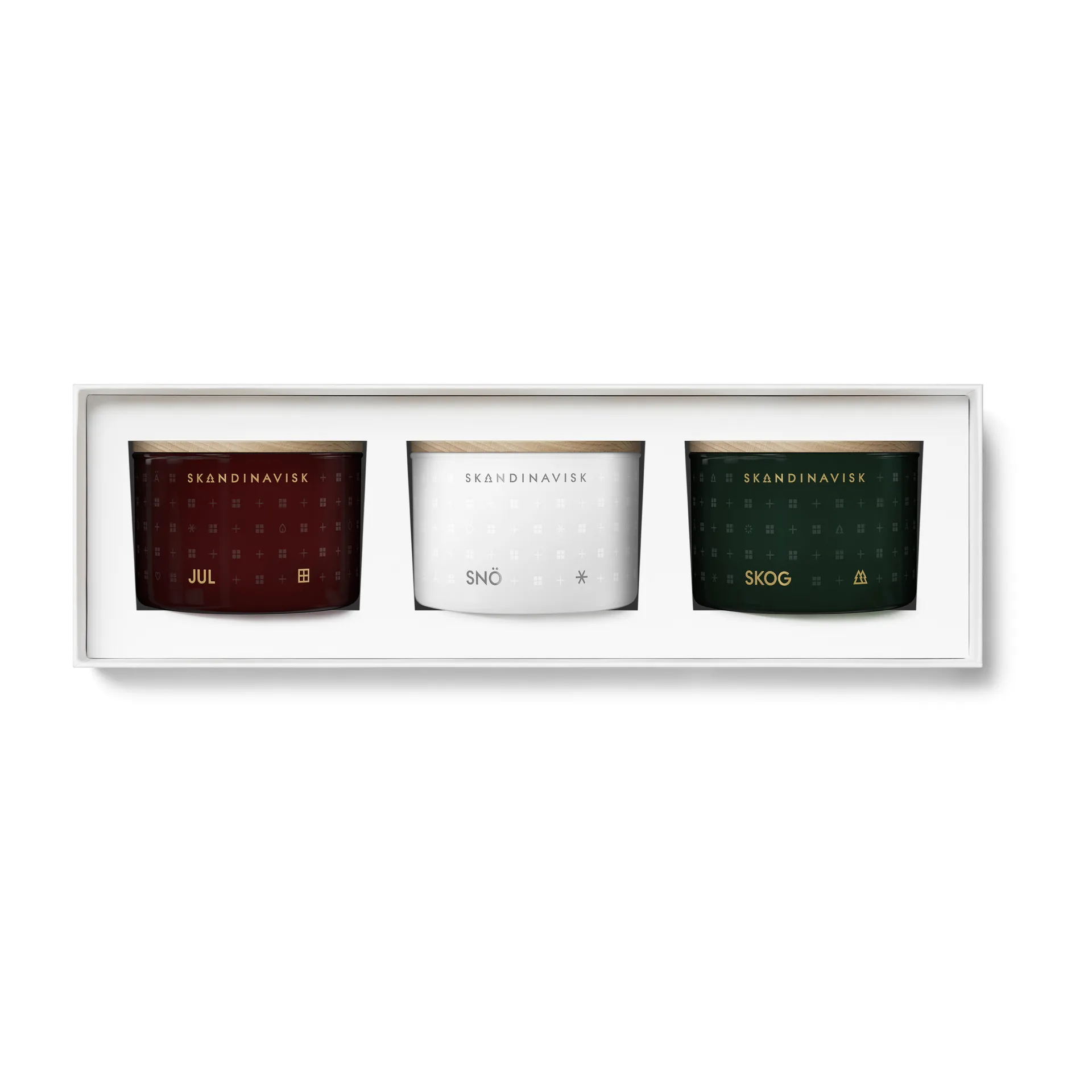 Winter Spirit Mini candle gift set 3 pieces, 3x90g Skandinavisk