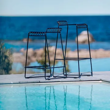 Resö bar chair - White, low - Skargaarden