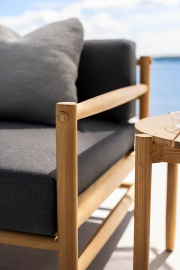 Saltholm sofa teak-grey brown cushion - Skargaarden