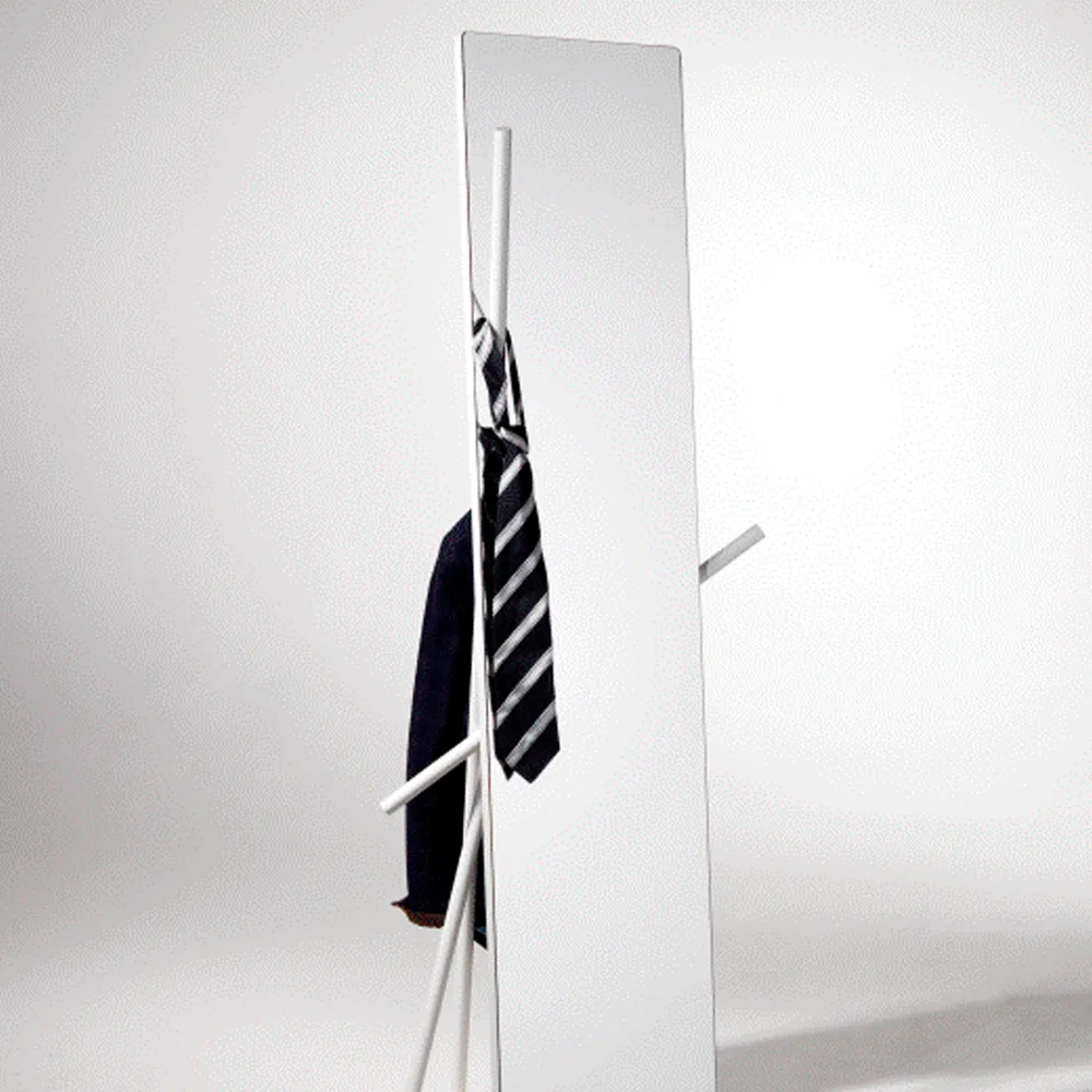 Hayman floor mirror, White SMD Design