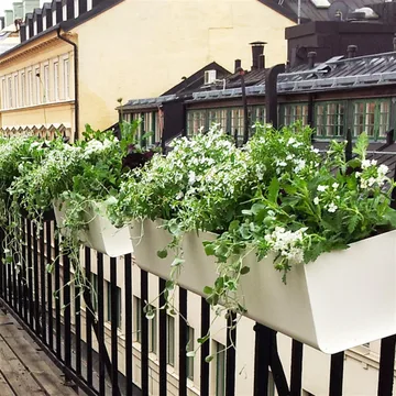 Jorda window box - White 100 cm - SMD Design