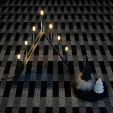 Spica 7 Advent candle holder - Red, led - SMD Design