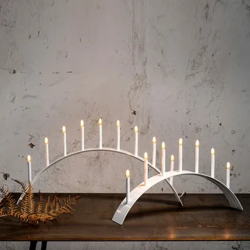 Spica Bow 7 Advent candle holder - White - SMD Design