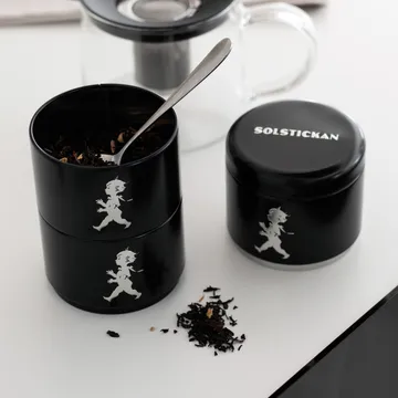 Solstickan storage jar three pieces 8.5 cm - Black - Solstickan Design