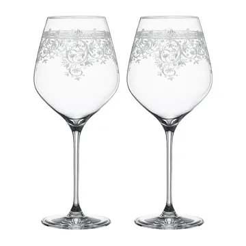 Arabesque Burgundy red wine glass 84 cl 2-pack - Clear - Spiegelau