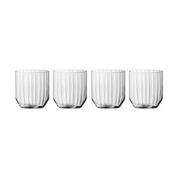 Linear whiskey tumbler 34.5 cl glass 4-pack - Clear - Spiegelau