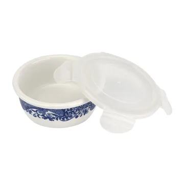 Blue Italian storage jar with lid - 13 cm - Spode