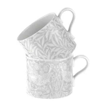 Strawberry Thief & Willow Bough mug 34 cl 2 pieces - Grey - Spode