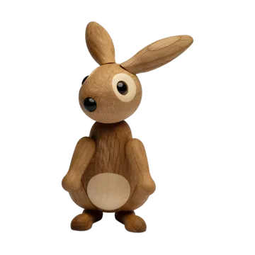 Bonnie rabbit decoration 12.5 cm - Oak - Spring Copenhagen