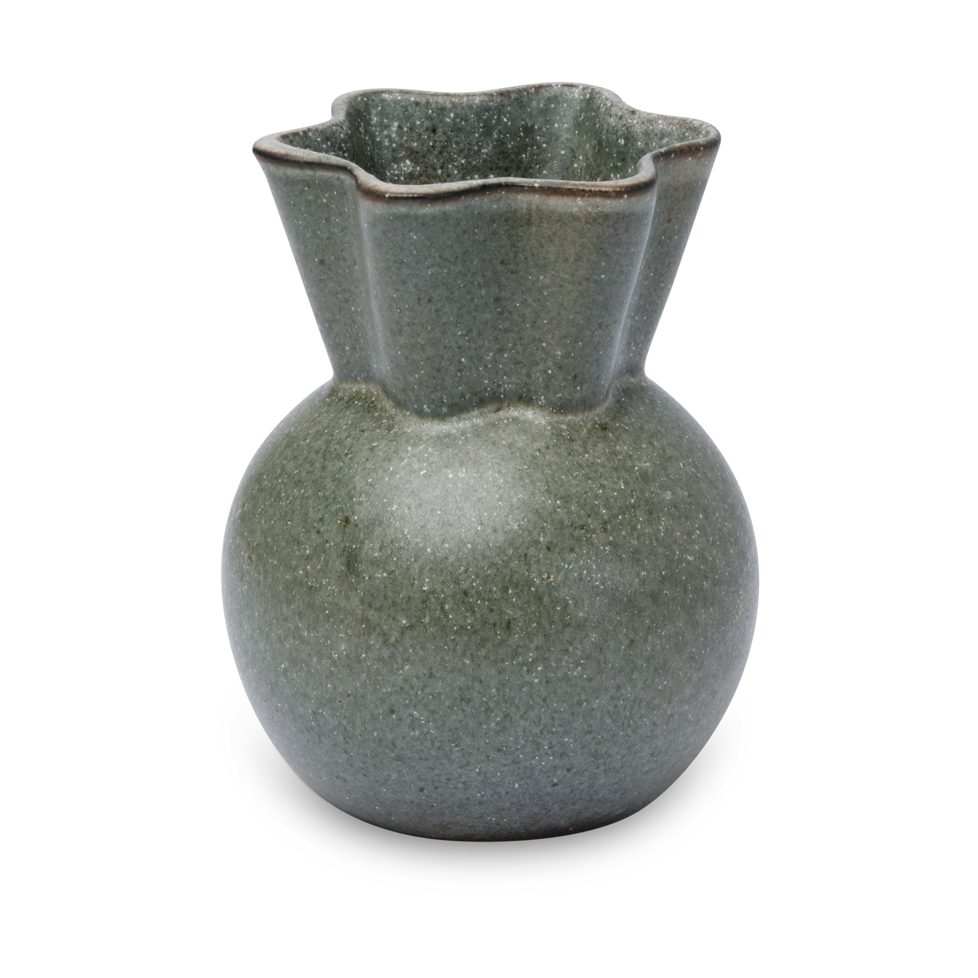 Eva Stæhr-Nielsen vase 14 cm, Moss green Spring Copenhagen