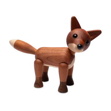 Foxy fox decoration 12 cm - Mahogany - Spring Copenhagen