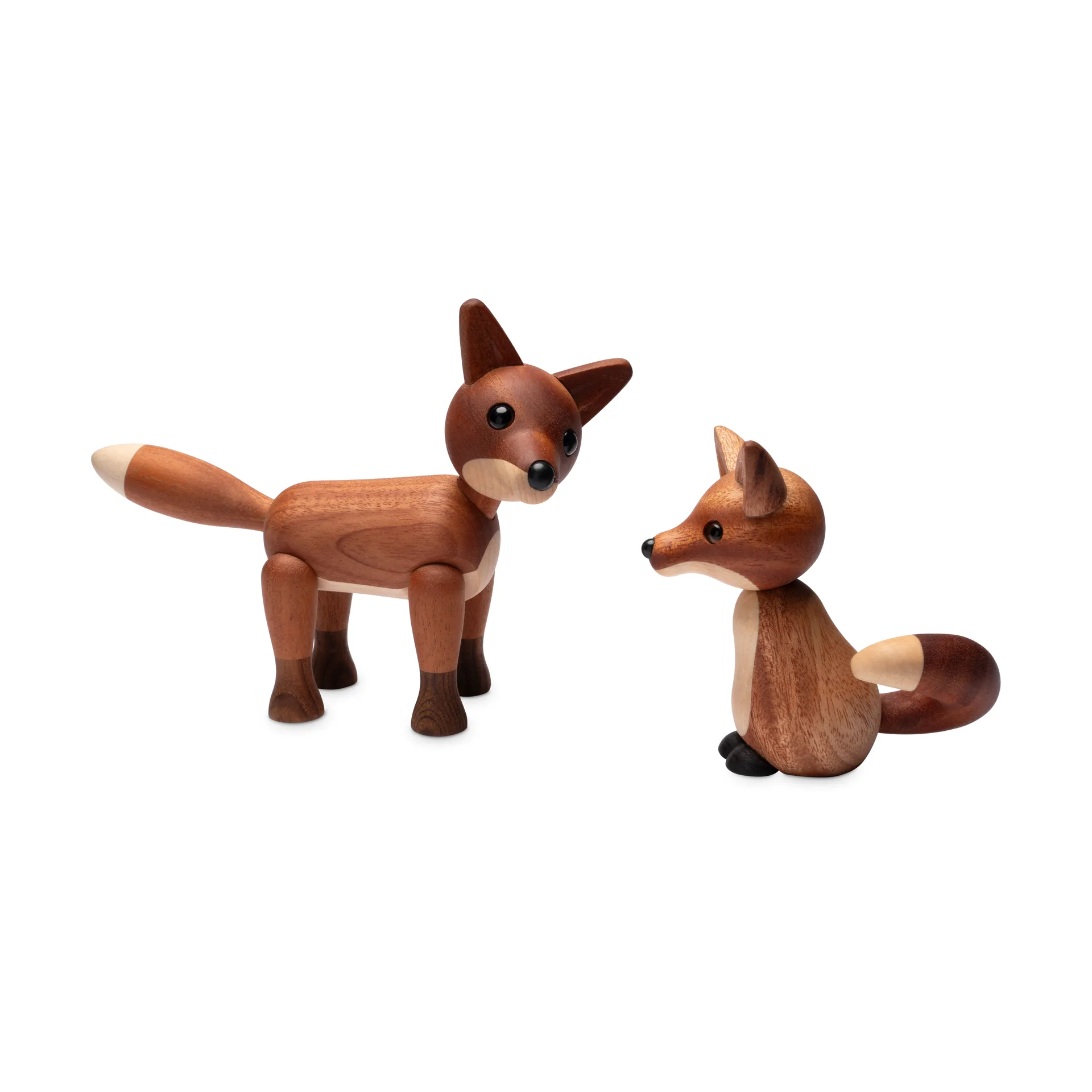 Foxy fox decoration 12 cm, Mahogany Spring Copenhagen