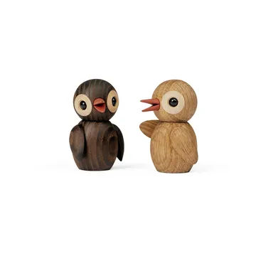 Spring Birds decoration 6.5 cm - Trendy, Thermo Ash - Spring Copenhagen