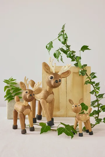 Star deer decoration 26 cm - Oak - Spring Copenhagen