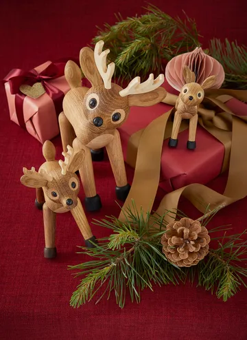 Star deer decoration 26 cm - Oak - Spring Copenhagen