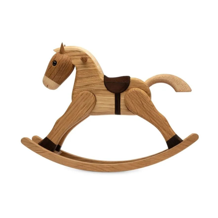 The Rocking Horse decoration 13.5 cm, Oak, 13,5 cm Spring Copenhagen
