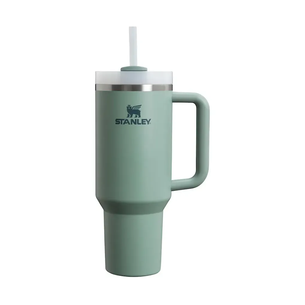 Quencher tumbler with straw 1.18 L, Green Stanley