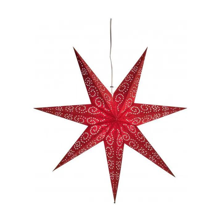 Antique paper star 60 cm, Red Star Trading